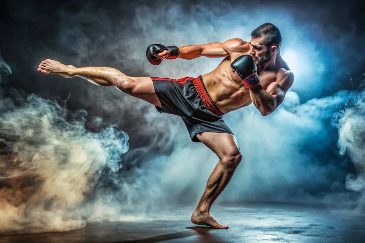 Kick boxing : guide complet du débutant au compétiteur (techniques, équipement, clubs) : illustration de couverture de l'article