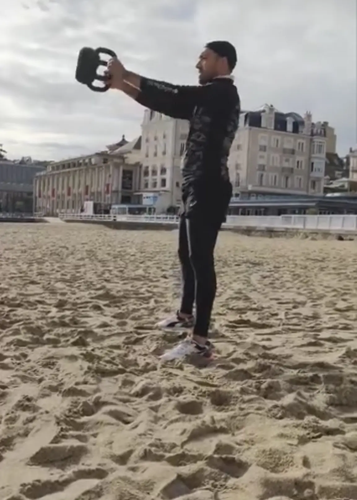 La plage de l'Écluse, Hors saison, presque déserte