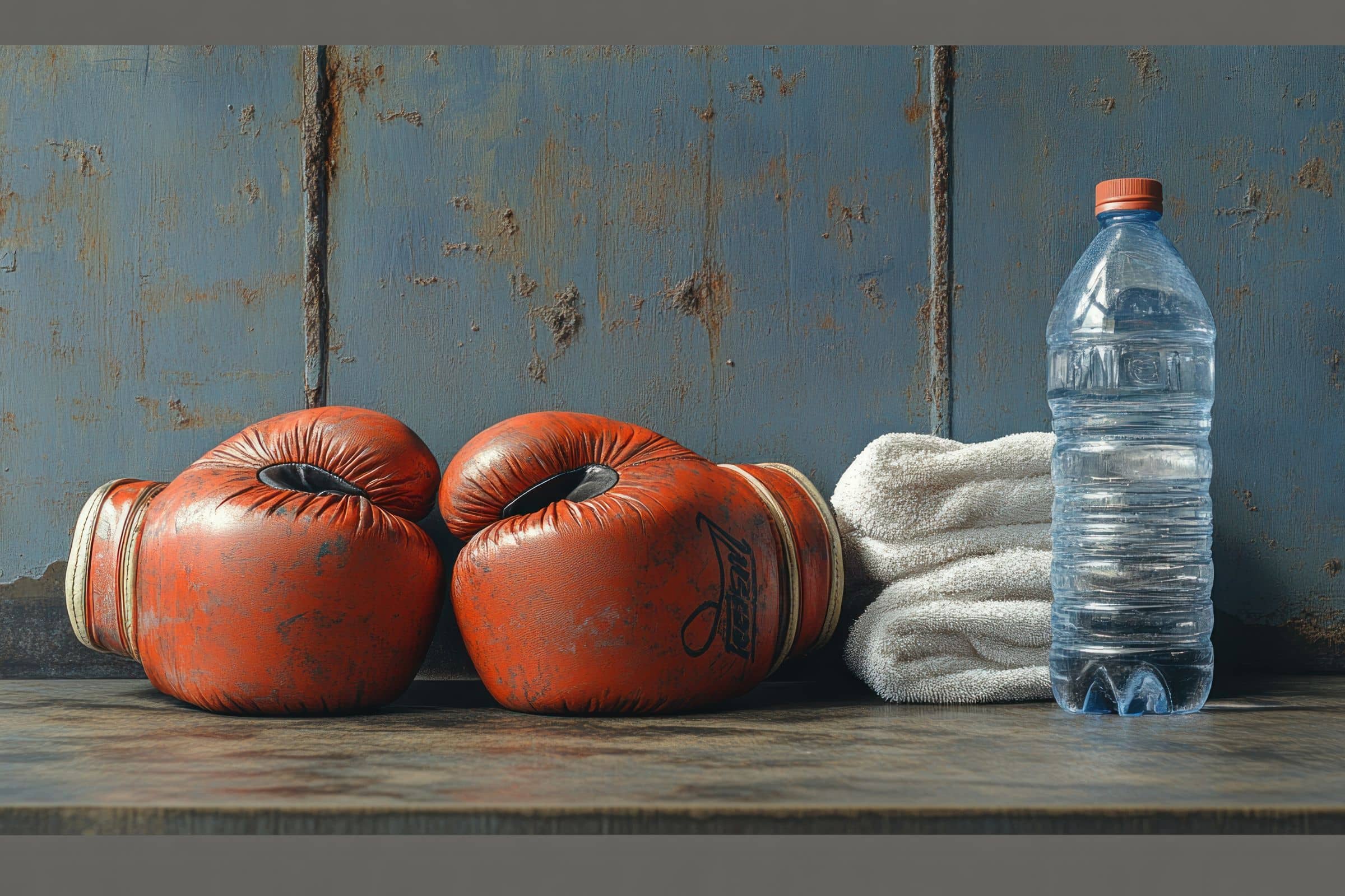 Collation avant un combat de boxe