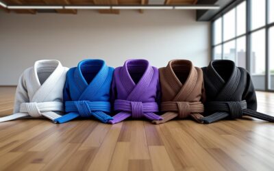 Ceintures JJB (jiu-jitsu brésilien) : système de grades et temps moyens