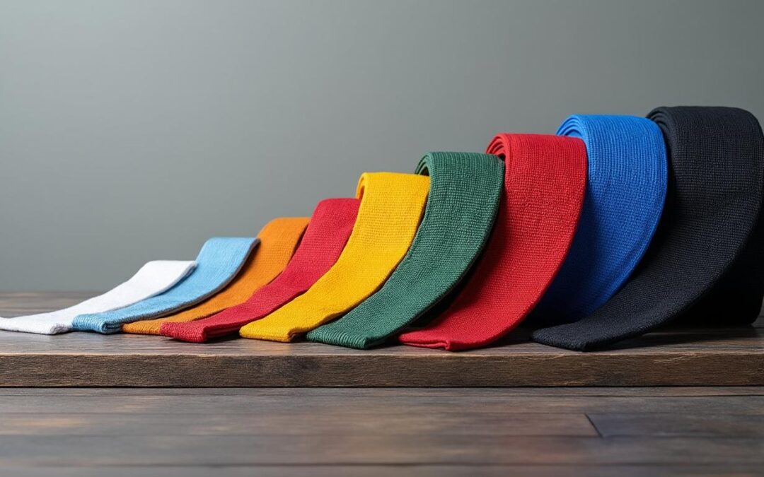 Ceintures de taekwondo : les 10 couleurs et leur signification profonde