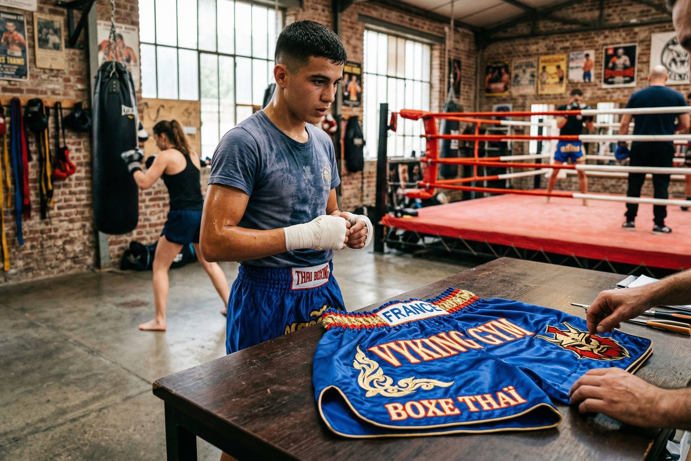 Short de boxe personnalisé – 1 Short de boxe personnalisé
